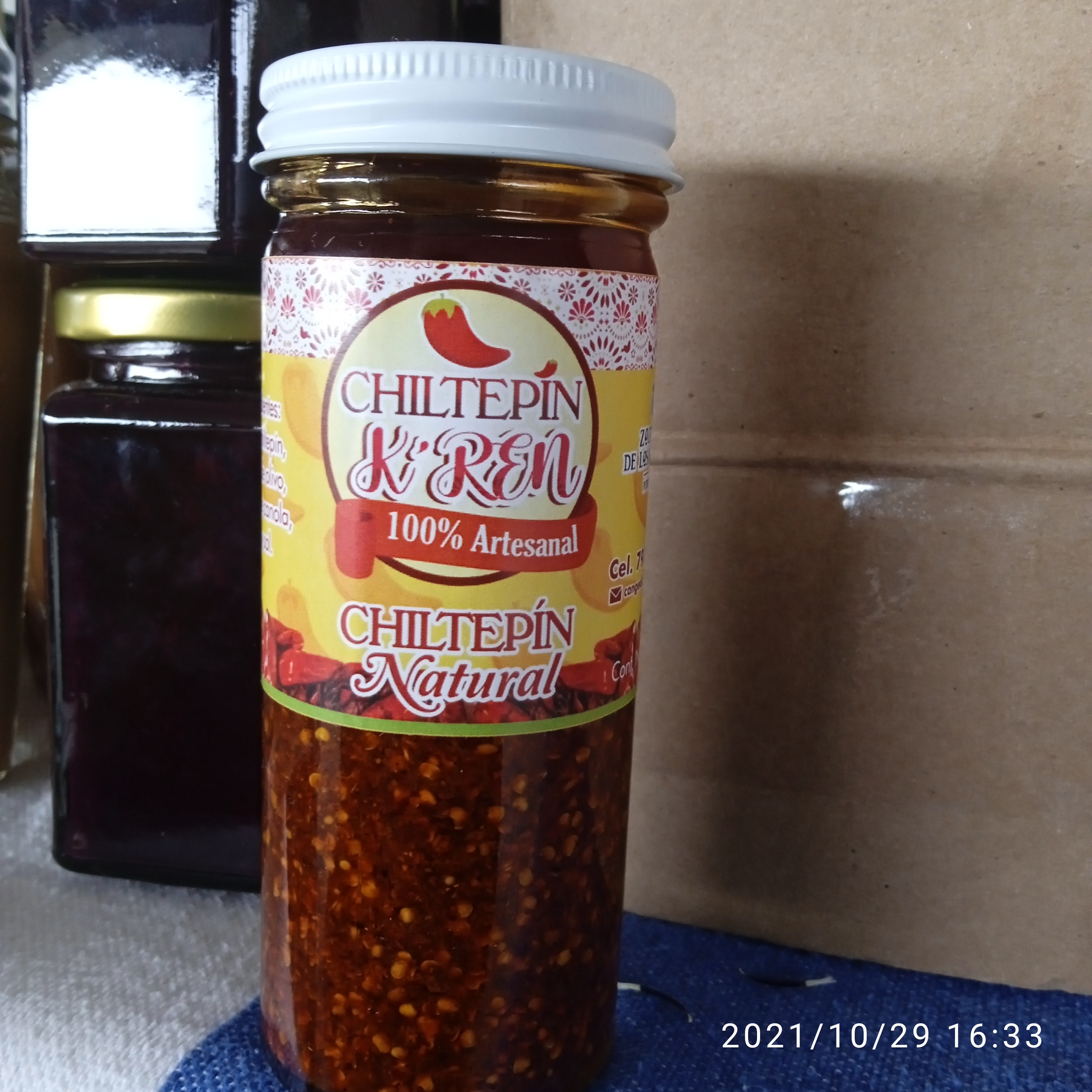 Salsas artesanales de chiltépin k’ren.